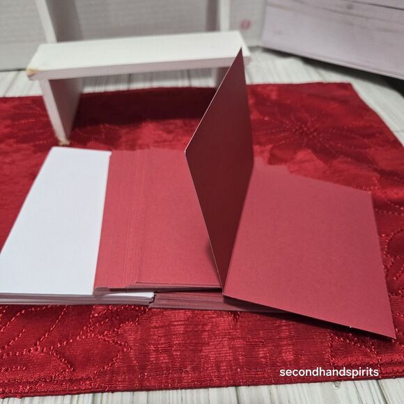 30 All Occasion Blank Note Cards With Envelopes - Red - Picture 2 of 4